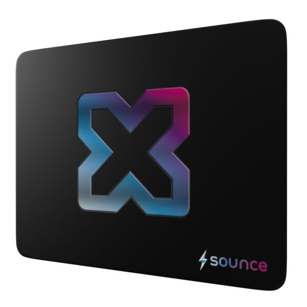 Sounce Ergonomic Mouse Pad, Non-Slip, Anti-Skid, Waterproof, Splash-Proof Precision Tracking, Durable, Suitable for Gaming, Computer, Laptop, Home & Office (9.8 X 8.2 Inch Black)