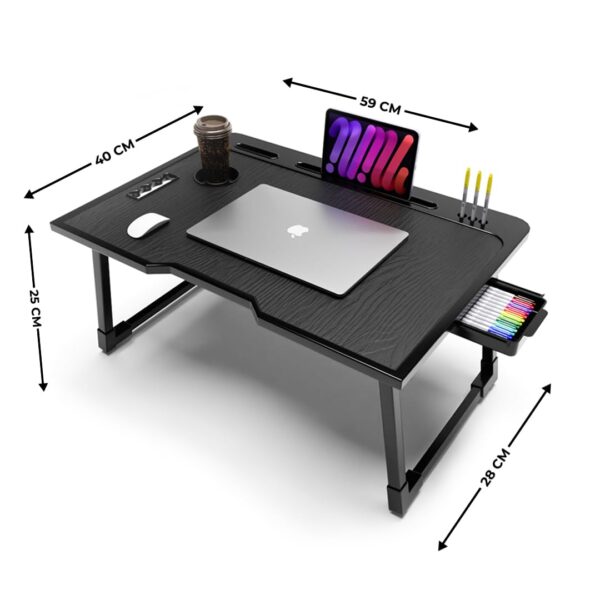 Rellon Industries Study Table for Students Bed Table for Study Foldable Laptop Table Portable & Lightweight Mini Table Bed Reading Table,Laptop Stands, Laptop Desk (A1) - Image 4