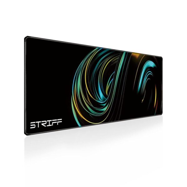 STRIFF Extended Size (800 mm x 300 mm x 2 mm) Gaming Mouse Pad| Stitched Edges| Non-Slip Rubber Base|Computer Laptop|Keyboard Mouse Pad for Office & Home (Universe)