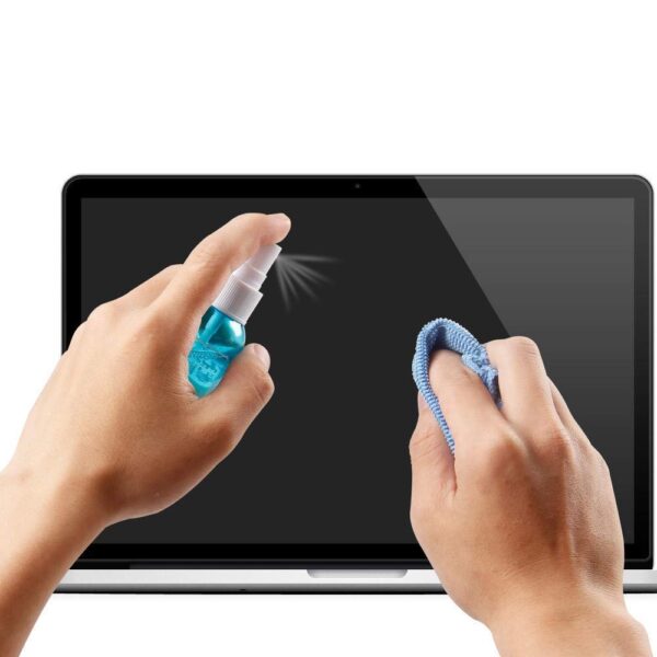 Lapster 3 in 1 Screen Cleaning Kit with Brush and Micro Cloth for PC, laptops, LCD led mobiles and TV (80ML) - Image 2