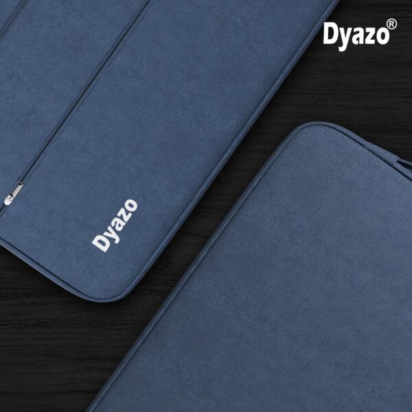 Dyazo Office Protective Laptop Sleeve | Case Cover with Handle for All 15 Inch to 15 .6" Laptops, Notebooks (Blue) - Image 2