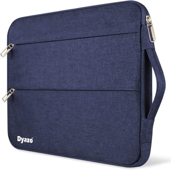 Dyazo Office Protective Laptop Sleeve | Case Cover with Handle for All 15 Inch to 15 .6" Laptops, Notebooks (Blue)