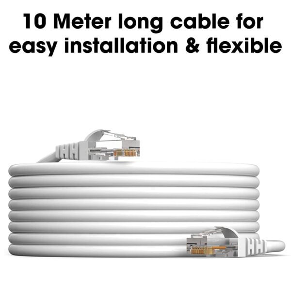 Sounce Cat6 Ethernet Cable, 10-Meter-High Speed 550MHZ / 10 Gigabit Speed UTP LAN Cable Network Cable Internet Cable RJ45 Cable LAN Wire, Patch Computer Cord Gigabit Category 6 Wires for Modem Router - Image 4