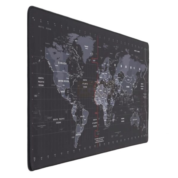 Zerfa World Map Extra Large Extended Anti Slip Rubber Gaming Mouse Pad & Keyboard Desk Mat for Computer Laptop (900mm x 400mm x 2mm)