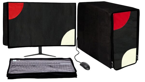 GUTSAV SALES COMPUTER COVER 3 SET COVER 27 INCH MONITER, KEYBOARD, CPU COVER 3 SET 27 INCH