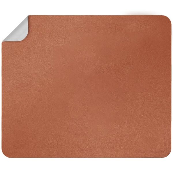 Dyazo Ergonomic Mouse Pad, Non-Slip, Anti-Skid, Reversible use, Dual Color, Splash-Proof Suitable for Gaming, Computer, Laptop, Home & Office (Tan and Light Grey 9.8 X 8.2 Inch)