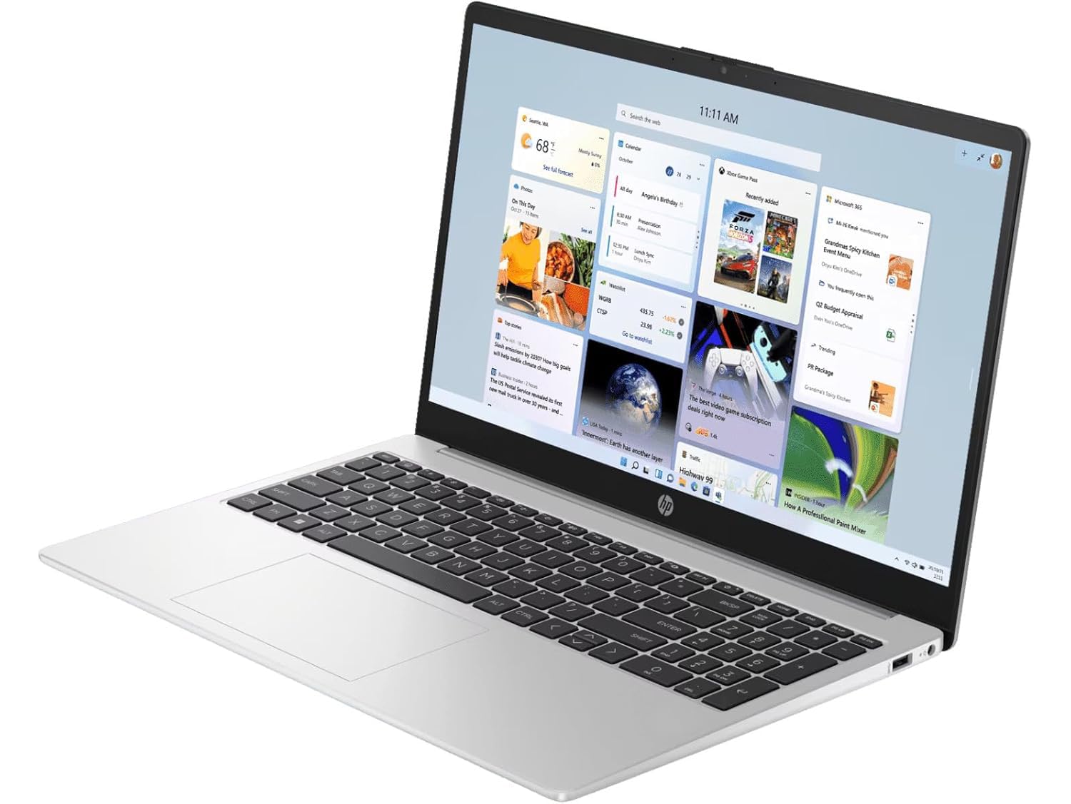 HP 15 (2026), AMD Ryzen 5 Hexa Core 7535U - (16 GB DDR5/512 GB SSD/AMD Radeon 660M Graphics/Windows 11 Home) Thin and Light Business Laptop/15.6" FHD Display/Turbo Silver/Copilot Key/1.5kg/MS Office - Image 3