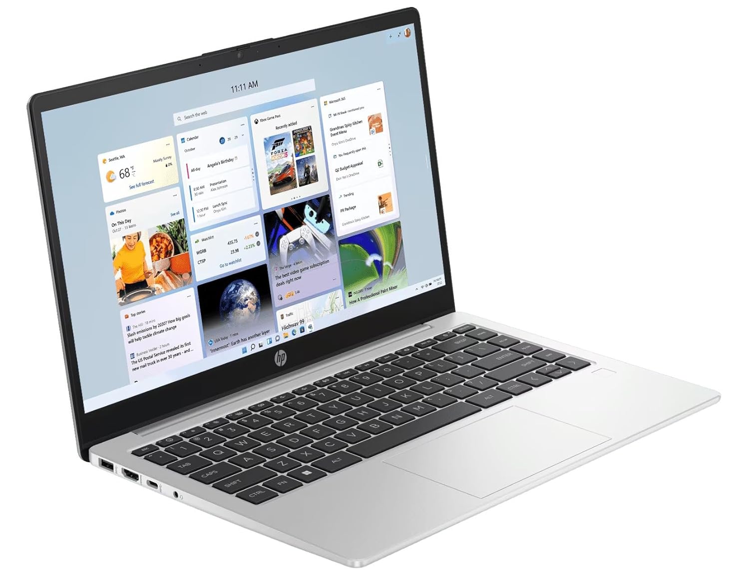 HP Professional 14 (2026), Intel (i5 14th Gen) Core 5 120U - (16 GB/512 GB SSD/Intel Iris Xe Graphic/Windows 11 Home) Business Laptop/14.0" FHD/Backlit + FingerPrint/Silver/Copilot Key/1.4kg/MS Office - Image 2