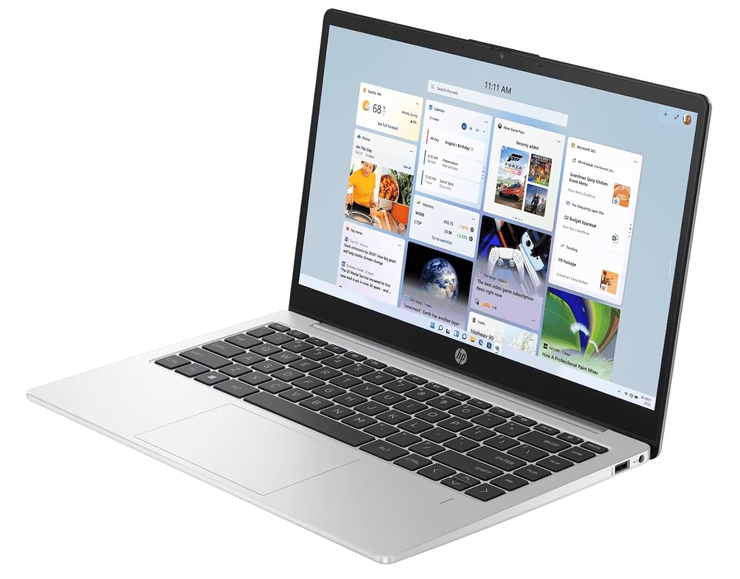 HP Professional 14 (2026), Intel (i5 14th Gen) Core 5 120U - (16 GB/512 GB SSD/Intel Iris Xe Graphic/Windows 11 Home) Business Laptop/14.0" FHD/Backlit + FingerPrint/Silver/Copilot Key/1.4kg/MS Office - Image 3