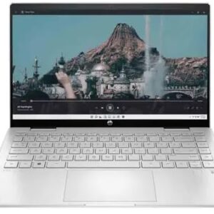 HP Pavilion x360,14th Gen Intel Core 3 100U 8GB RAM/512GB SSD 14-inch(35.6 cm) Micro-Edge FHD Laptop/Intel Iris Xe Graphics/Backlit KB/Alexa/B&O/Win 11/MSO/1.41 Kg,14-ek2033TU