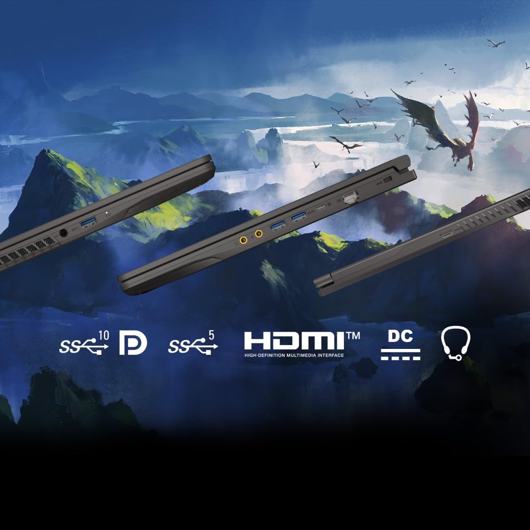 MSI Thin 15, Intel 13th Gen. i5-13420H, 40CM FHD 144Hz Gaming Laptop (16GB/512GB NVMe SSD/Windows 11 Home/NVIDIA GeForce RTX 3050, GDDR6 6GB/Cosmos Gray/1.8Kg) B13UDX-129IN - Image 4