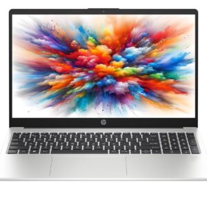 HP 15 (2026), AMD Athlon Dual Core 7120U - (8 GB DDR5/512 GB SSD/AMD Radeon 610M Graphics/DOS) Thin and Light Business Laptop/15.6" HD Display/Turbo Silver/Copilot Key/1.5kg