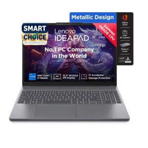 Lenovo Ideapad Slim 3, 13th Gen Intel Core i7 13620H, 16GB RAM, 512GB SSD, WUXGA IPS, 15.3"/38.8cm, Win 11, Office 2024, Top Metal Cover Grey, 1.6Kg, 83K100CJIN/S1IN, Backlit KB, Laptop