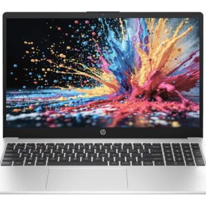 HP 15 (2026), AMD Ryzen 5 Hexa Core 7535U - (16 GB DDR5/512 GB SSD/AMD Radeon 660M Graphics/Windows 11 Home) Thin and Light Business Laptop/15.6" FHD Display/Turbo Silver/Copilot Key/1.5kg/MS Office