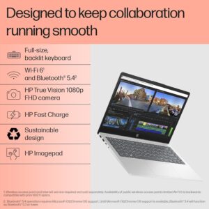 HP Business 250R G10 (2025) Thin & Light Laptop with Intel Core 3 14th Gen 100U, 16GB RAM, 512GB SSD, 15.6″ IPS Display, Copilot Key, Windows 11 Pro & MS Office 2024, Turbo Silver (1.5 kg)