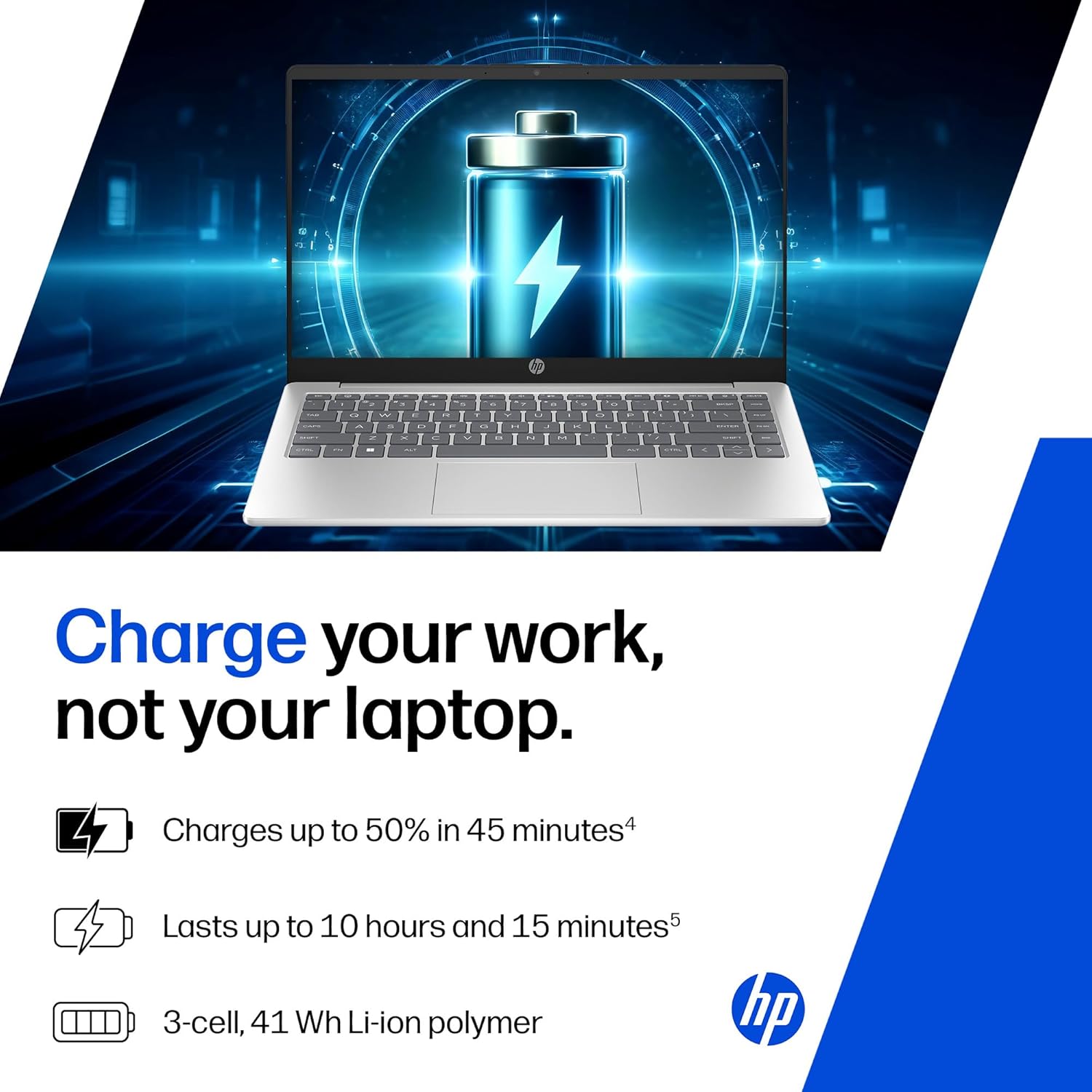 HP 14, AMD Ryzen 7 7730U (16GB DDR4, 512GB SSD) FHD, Anti-Glare, Micro-Edge, 14''/35.6cm, Win11, M365 Basic(1yr), Office Home24, Silver,1.4kg, EM0104AU, FHD Camera w/Privacy Shutter, Backlit Laptop - Image 6