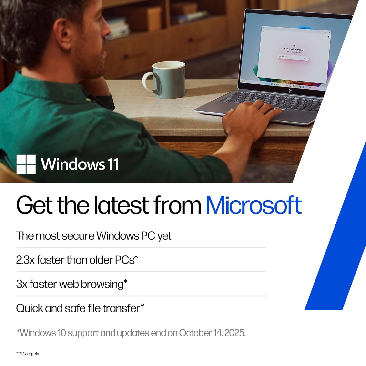 HP 14, Intel Core 5-120U (16GB DDR4, 512GB SSD), FHD, Micro -Edge, Anti-Glare, 14''/35.6cm, Win11, M365* Office24, Silver, 1.41kg, ep0385tu, FHD Camera, Iris Xe Graphics, Backlit Laptop - Image 7