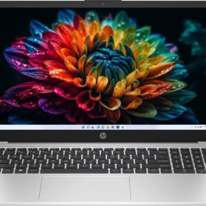 HP 15 (2026), AMD Ryzen 7 Octa Core 7735U - (16 GB DDR5/512 GB SSD/AMD Radeon 680M Graphics/Windows 11 Home) Thin & Light Business Laptop/15.6" FHD Display/Backlit + Fingerprint/Silver/1.5kg/MS Office