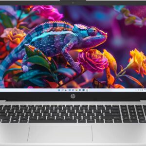 HP 15 (2026), AMD Ryzen 7 Octa Core 7730U - (16 GB/512 GB SSD/AMD Radeon Graphics/Windows 11 Pro) Thin and Light Business Laptop/15.6" FHD Display/Backlit + Fingerprint/Silver/1.5kg/MS Office