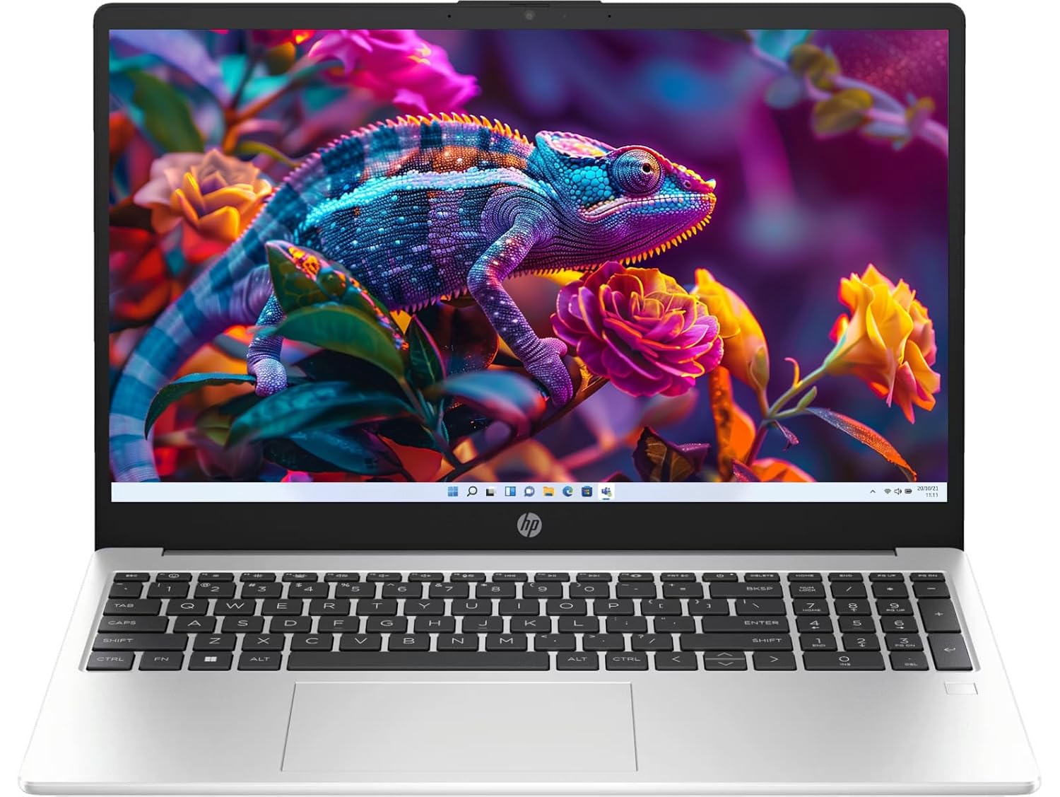 HP 15 (2026), AMD Ryzen 7 Octa Core 7730U - (16 GB/512 GB SSD/AMD Radeon Graphics/Windows 11 Pro) Thin and Light Business Laptop/15.6" FHD Display/Backlit + Fingerprint/Silver/1.5kg/MS Office