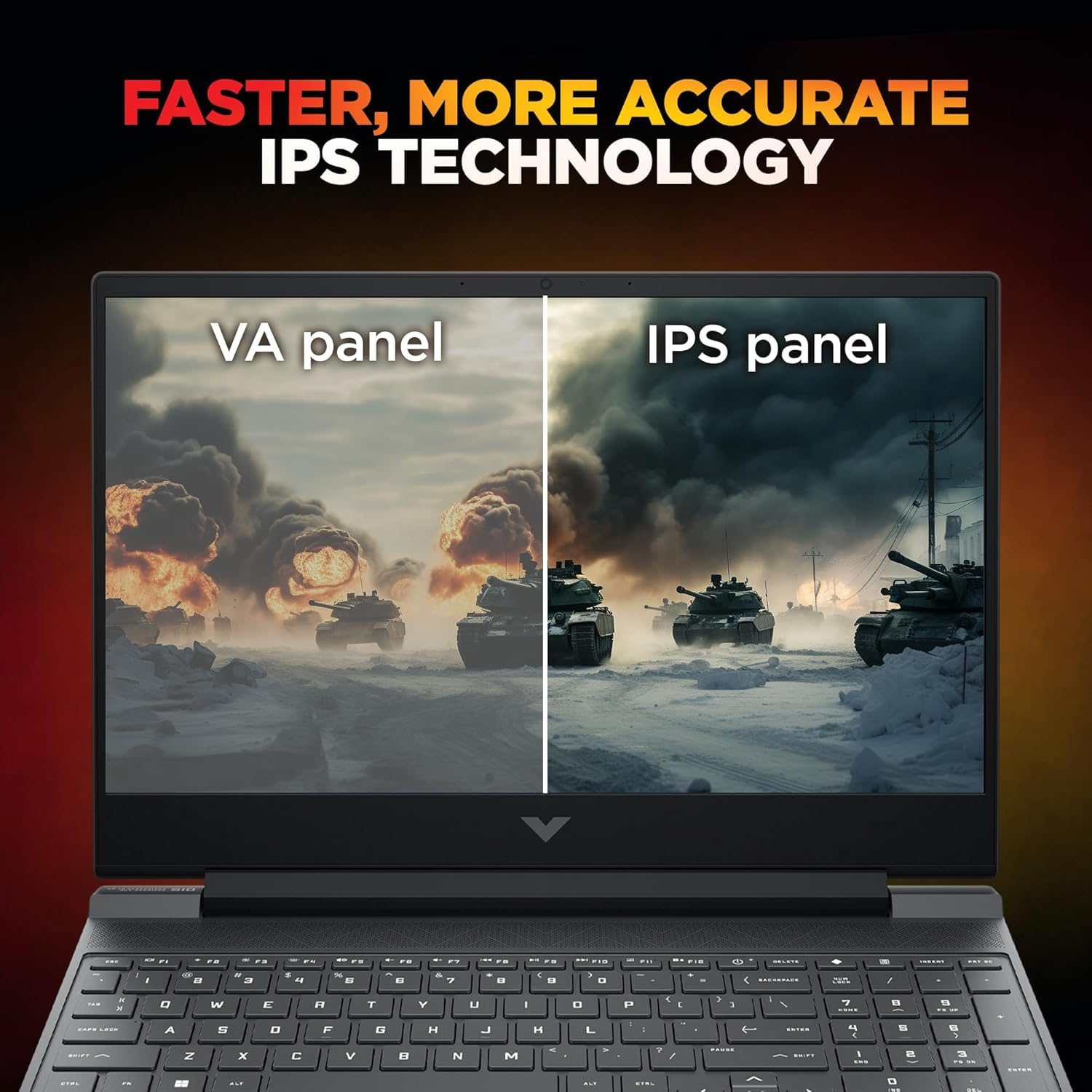 HP Victus, AMD Ryzen 7 7445HS, 4GB RTX 2050, 16GB DDR5(Upgradable) 512GB SSD, FHD, 144Hz, 300 nits, IPS, 15.6''/39.6cm, Win11, M365* Office24, Mica Silver, 2.29kg, fb3123AX, Backlit, Gaming Laptop - Image 8
