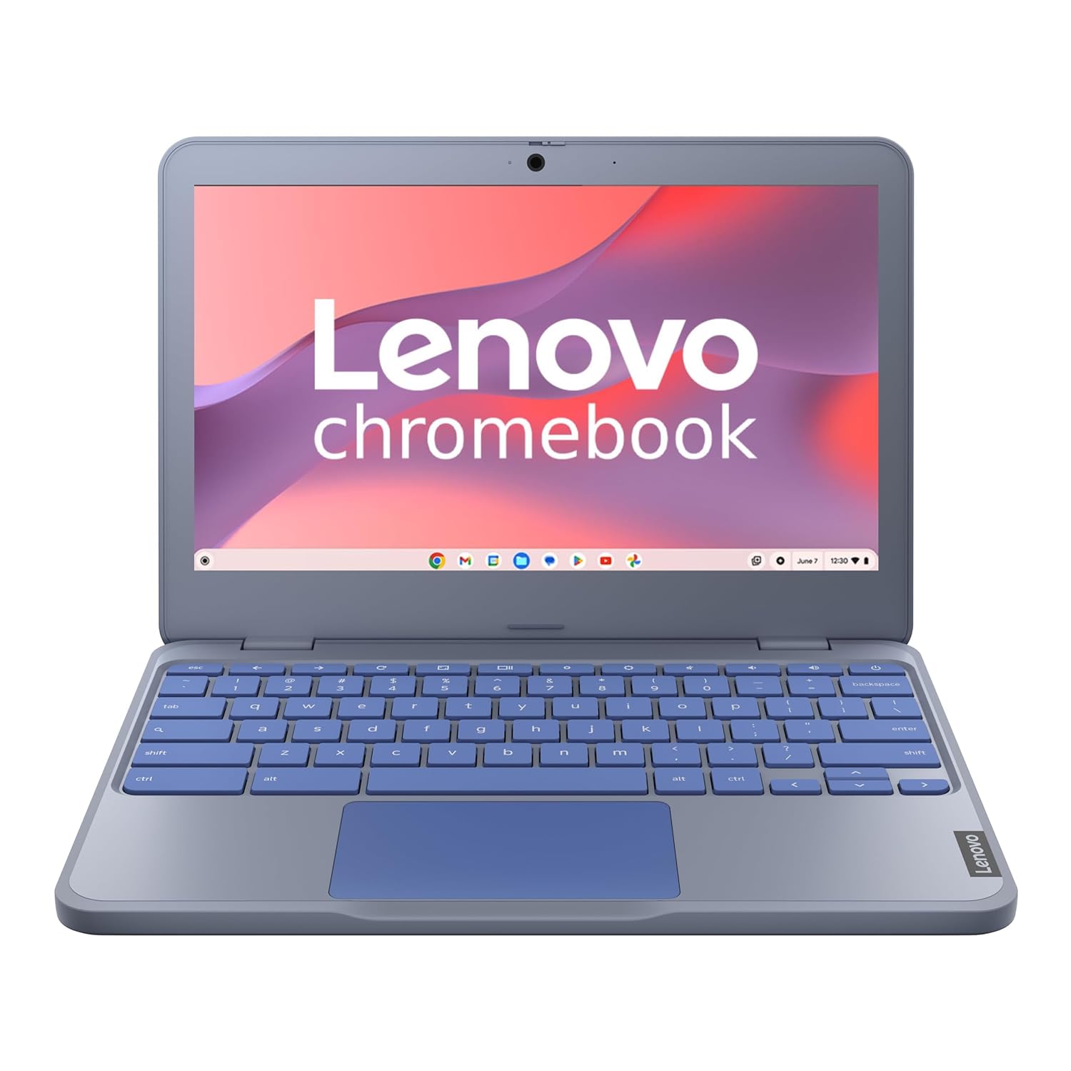 Lenovo Chromebook Intel Celeron N4500 (4GB RAM/64GB eMMC 5.1/11.6 Inch (29.46cm)/HD Display/2Wx2 Stereo Speakers/HD Camera/Chrome OS/Blue/1.21Kg), 82UY0014HA - Image 10