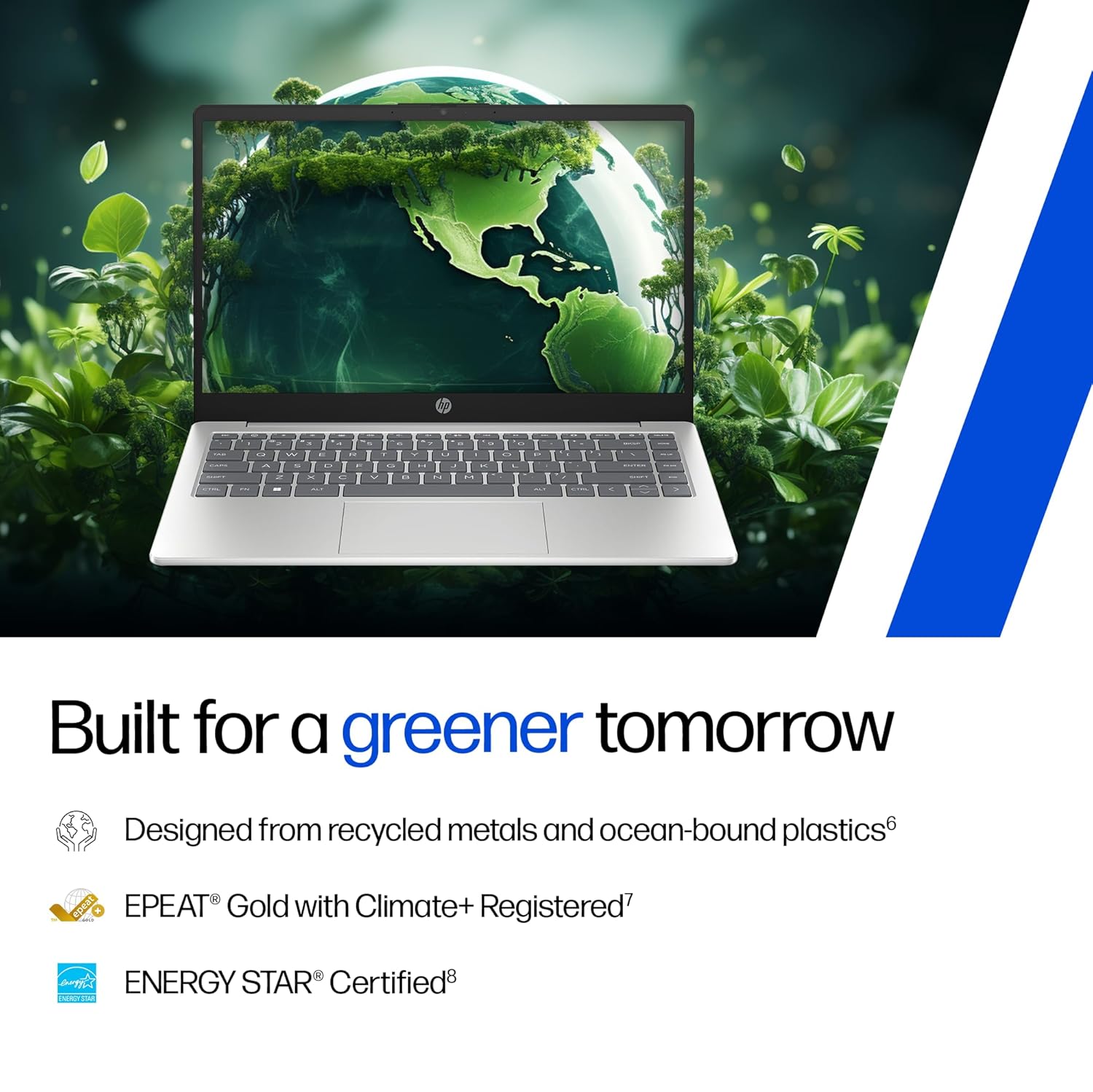 HP 14, Intel Core 5-120U (16GB DDR4, 512GB SSD), FHD, Micro -Edge, Anti-Glare, 14''/35.6cm, Win11, M365* Office24, Silver, 1.41kg, ep0385tu, FHD Camera, Iris Xe Graphics, Backlit Laptop - Image 13